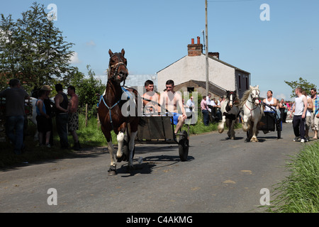 Appleby Horse Fair, Appleby In Westmorland, Cumbria, England, Großbritannien Stockfoto