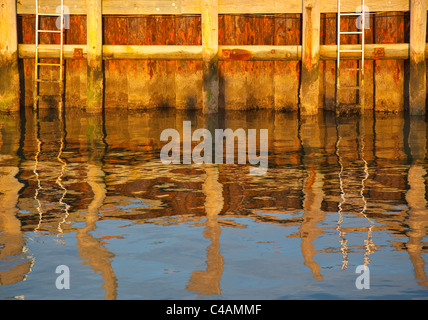 Docks in Greenport New york Stockfoto