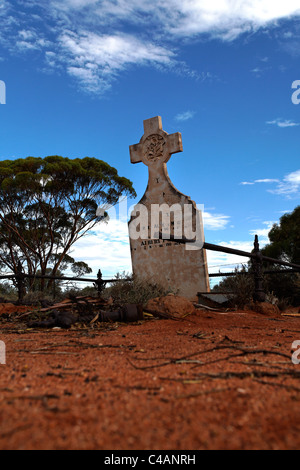 Menzies Friedhof, Western Australia Stockfoto