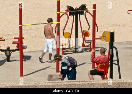 Tel Aviv ist eine Beta + Weltstadt, neben Städten wie Barcelona und San Francisco. [9] bekannt als "Die Stadt, die niemals schläft", Stockfoto