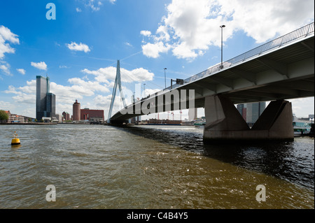 Erasmusbrücke in Rotterdam, die Niederlande, Europa Stockfoto