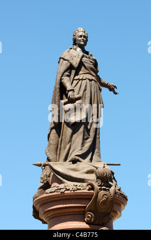 Bronze-Denkmal von Katharina der großen, Kaiserin von Russland, Odessa, Ukraine, Europa Stockfoto