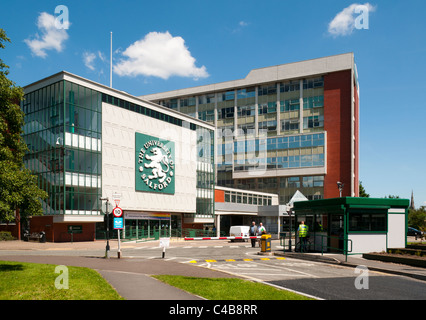 Maxwell-Halle und der Aufbau von Maxwell Peel Park Campus, Salford Universität Salford, Manchester, England, Vereinigtes Königreich Stockfoto