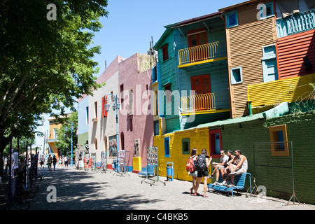 Caminito, La Boca, Buenos Aires, Argentinien Stockfoto