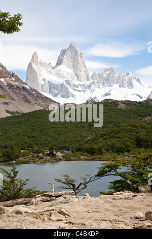 Laguna Capri, Fitz-Roy-massiv, Parque Nacional Los Glaciares, Patagonien, Argentinien Stockfoto