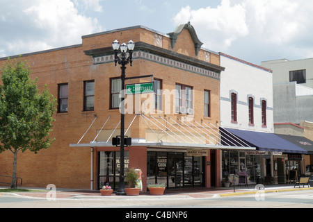 Deland Florida, Woodland Boulevard, Innenstadt, Hauptstraße, historische Gebäude, Skyline der Stadt Stadtbild, Besucher reisen Reise Tour Tourismus landma Stockfoto