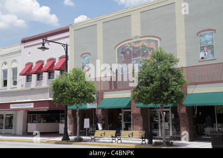 Deland Florida, Woodland Boulevard, Innenstadt, Hauptstraße, historische Gebäude, Skyline der Stadt Stadtbild, Besucher reisen Reise Tour Tourismus landma Stockfoto