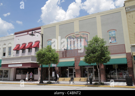 Deland Florida, Woodland Boulevard, Innenstadt, Hauptstraße, historische Gebäude, Skyline der Stadt Stadtbild, Besucher reisen Reise Tour Tourismus landma Stockfoto