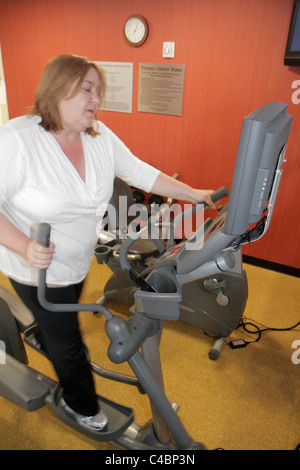 St. Saint Augustine Florida, Courtyard by Marriott, Hotelhotels, Motel Motels, Unterkunft, Fitnesscenter, Zentrum, Fitness, Crosstrainer, effo Stockfoto