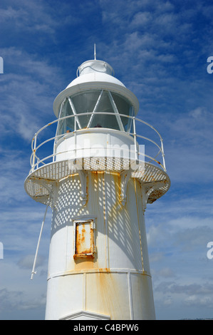 Brixham Leuchtturm thront am Ende der Mole Devon England uk Stockfoto