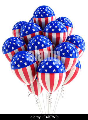 Patriotischen US-Ballons Stockfoto