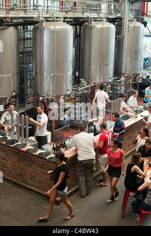 Brauerei Little Creatures am Fishing Boat Harbour. Fremantle, Western Australia, Australien Stockfoto