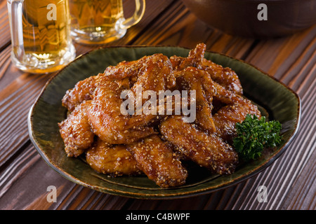 Tebasaki-karaage Stockfoto