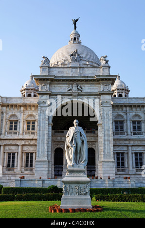 Indien - West-Bengalen - Kalkutta - Statue von Lord Curzon an das Victoria Memorial Stockfoto