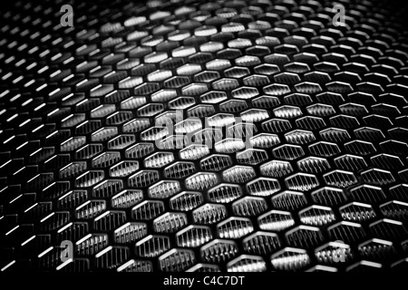 Silber Metall Mesh Stockfoto