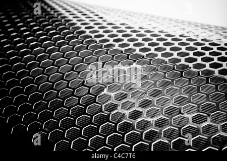 Silber Metall Mesh Stockfoto