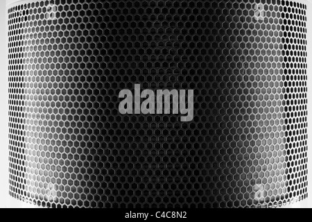 Silber Metall Mesh Stockfoto