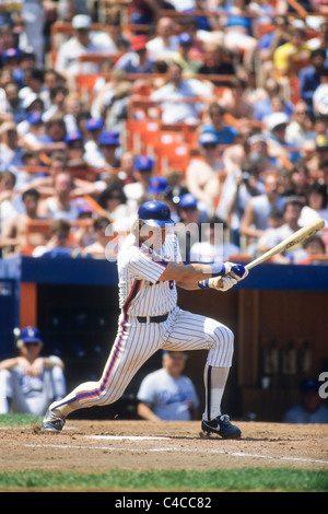 Gary Carter spielen bei den New York Mets. Stockfoto