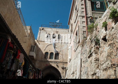 Jerusalem ist die Heilige Stadt, die drei großen abrahamitischen Religionen — Judentum, Christentum und Islam. Im Judentum wurde Jerusalem Stockfoto