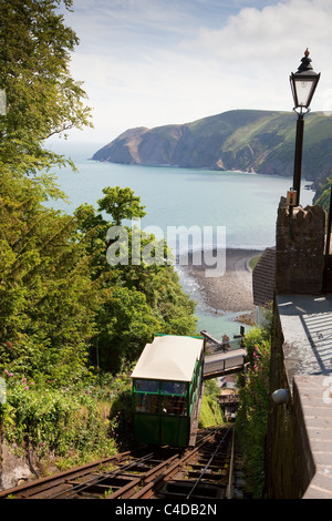 Lynton und Lynmouth Klippe Eisenbahn Devon England Stockfoto