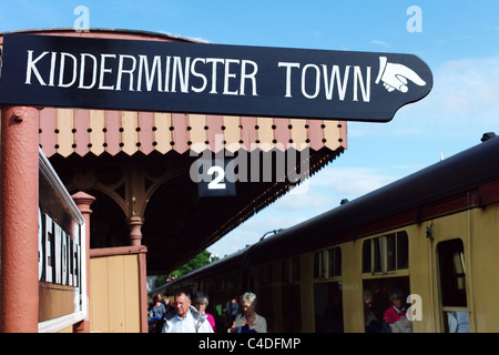 Bewdley Bahnhof Severn Ralley Eisenbahn Bewdley Worcestershire UK Stockfoto