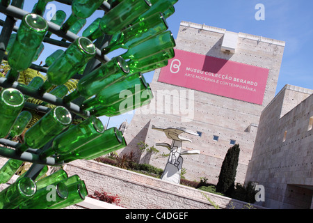 Belem von Lissabon das Museu Coleccao Berardo-Museum für moderne Kunst-Teil des Gebäudes CCB Centro Cultural de Belém Stockfoto