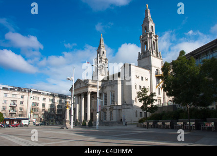 Die Stadthalle am Millennium Square, Leeds ist Heimat der Stadtrat. UK Stockfoto