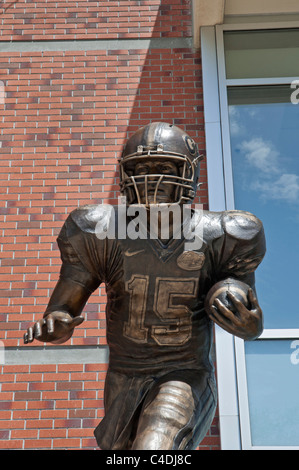 Universität von Florida Heisman Trophy Fußball Gewinner Statuen Tim Tebow Stockfoto