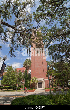 Der Turm auf dem Campus der University of Florida Gainesville Florida Stockfoto