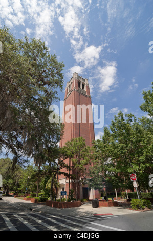 Der Turm auf dem Campus der University of Florida Gainesville Florida Stockfoto