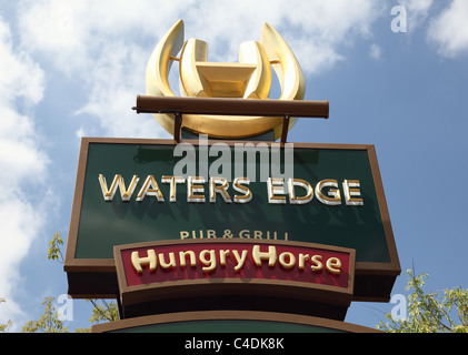 Hungry Horse Bar und Restaurant in Nottingham, England, Vereinigtes Königreich Stockfoto