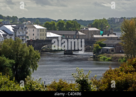 Enniskillen, River Erne, Lough Erne, Grafschaft Fermanagh, Nordirland Stockfoto