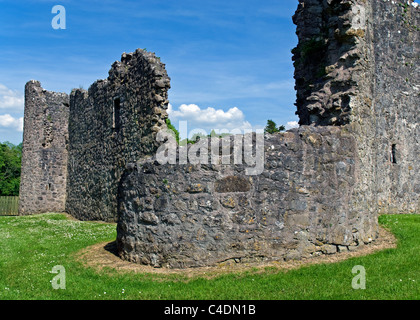 Ruinen des 17. Jahrhunderts Portora Castle, Enniskillen, Grafschaft Fermanagh, Nordirland Stockfoto