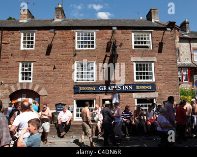 Die Trauben Inn, Appleby In Westmorland, Cumbria, England, Großbritannien Stockfoto