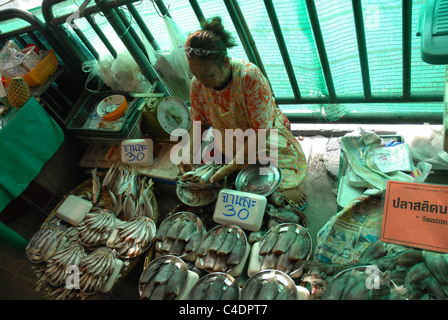 Fisch, Thanon, Soi Sukhumvit, Bangkok, Thailand. Stockfoto