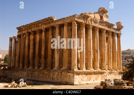 Tempel des Bacchus, Baalbek, Bekaa-Tal, Libanon. Stockfoto