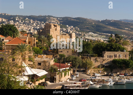 Hafen, Byblos (jbail), Libanon. Stockfoto