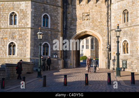 Henry VIII-Gateway von Schloss Windsor, Windsor, Berkshire, England, UK Stockfoto