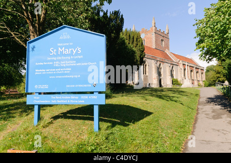 St. Marien Kirche von England, Old Basing Stockfoto