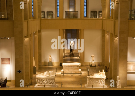 Erdgeschoss des Nationalmuseums, Badaro, Beirut, Libanon. Stockfoto