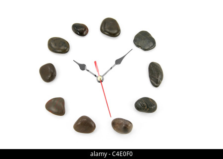 steinerne Zifferblatt, Konzept der Zeit Stockfoto