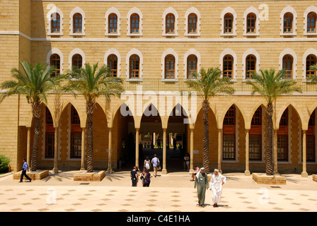 Die Amerikanische Universität Beirut (AUB), Bliss Street, Ras Beirut, Libanon. Stockfoto