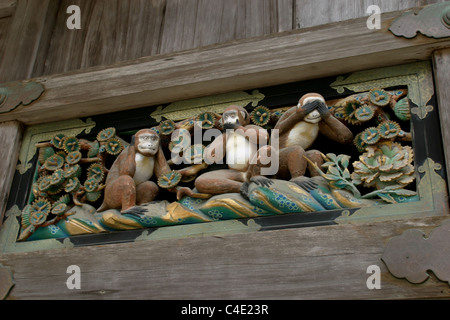 TOSHU-Go-Schrein, wo Tokugawa Ieyasu, Gründer des Tokugawa-Shogunats (1603-1868) ausruhen, in Nikko, Japan. Stockfoto