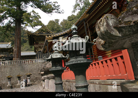 TOSHU-Go-Schrein, wo Tokugawa Ieyasu, Gründer des Tokugawa-Shogunats (1603-1868) ausruhen, in Nikko, Japan. Stockfoto