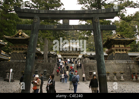 TOSHU-Go-Schrein, wo Tokugawa Ieyasu, Gründer des Tokugawa-Shogunats (1603-1868) ausruhen, in Nikko, Japan. Stockfoto