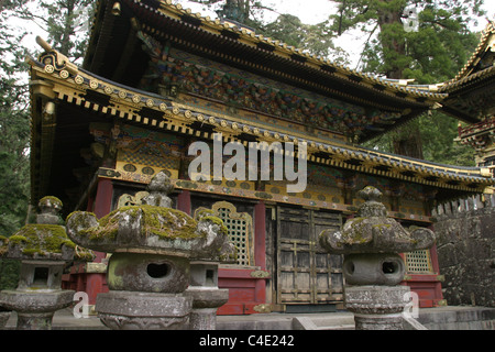 TOSHU-Go-Schrein, wo Tokugawa Ieyasu, Gründer des Tokugawa-Shogunats (1603-1868) ausruhen, in Nikko, Japan. Stockfoto