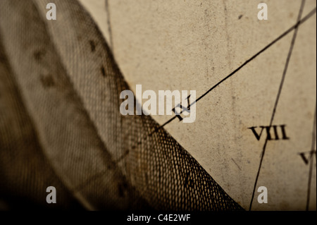 Antike medizinische Illustration der Becken-Knochen Stockfoto