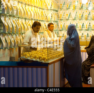 Gold-Shop in Herat, Afghanistan Stockfoto