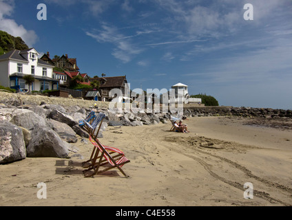 Ventnor, Steephill Cove, Isle of Wight, England, Großbritannien Stockfoto