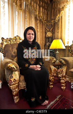 Fawzia Koofi, Mitglied des Parlaments in Afghanistan Stockfoto